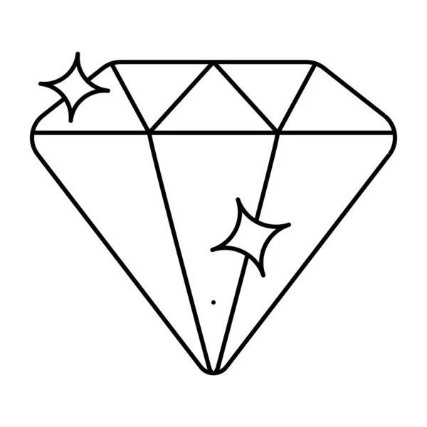 Trend Design Icon Diamond — стоковый вектор