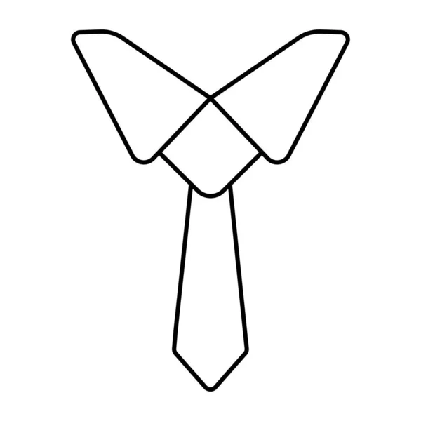 Icono Diseño Editable Tie — Vector de stock