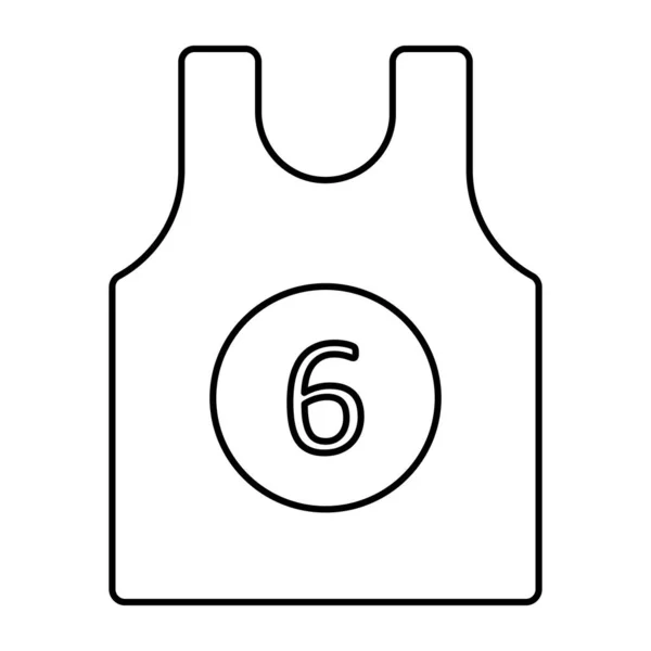 Icon Design Sports Vest — стоковый вектор