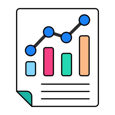İş raporunun simge tasarımı