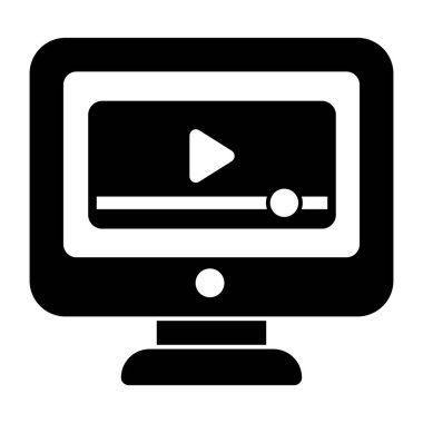 Çevrimiçi video için trend vektör tasarımı