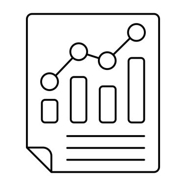 İş raporunun simge tasarımı