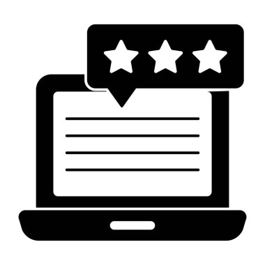 Müşteri değerlendirmelerinin simge tasarımı