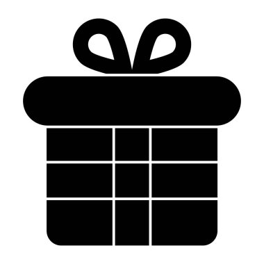 Hediye kutusunun bir simge tasarımı