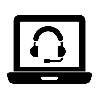 Çevrimiçi yardım hattı simgesi sağlam tasarımda