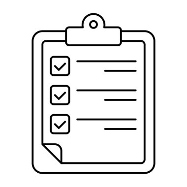 Kontrol listesinin mükemmel tasarım simgesi