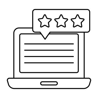 Müşteri değerlendirmelerinin simge tasarımı