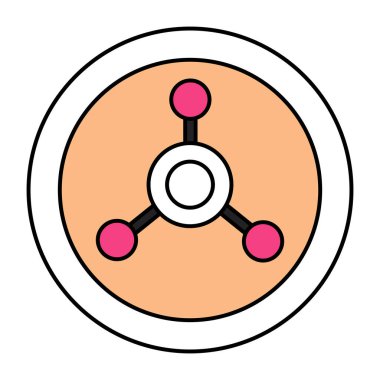 Radyoaktif işaretin premimium indirme simgesi