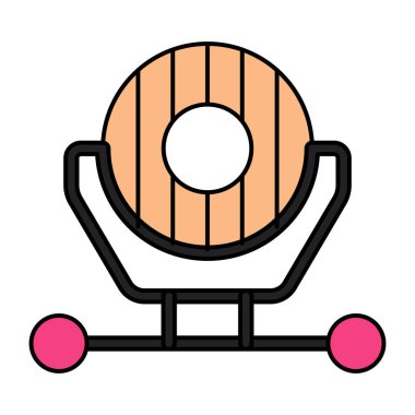 Silahın düzenlenebilir tasarım simgesi