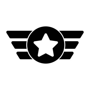 An icon design of military rank