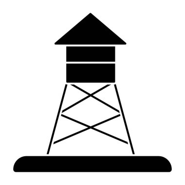 Katı tasarımda elektrik direği simgesi