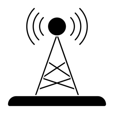 Premium tasarımlı sinyal kulesi simgesi