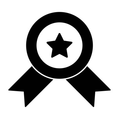 Yıldız rozetinin vektör tasarımı