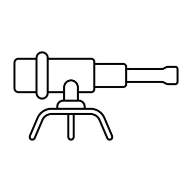 Makineli tüfeğin premimium indirme simgesi
