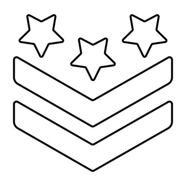 Askeri rütbenin simge tasarımı