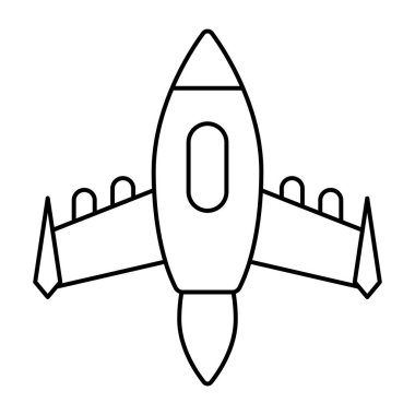 Hava savaşçısı için mükemmel tasarım simgesi