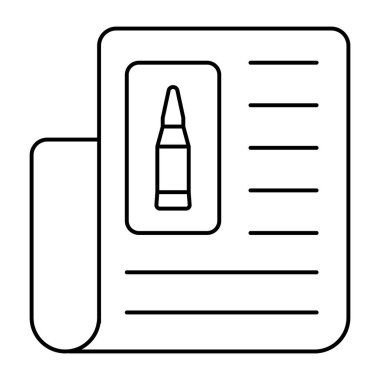 Katlanmış kağıdın bir simge tasarımı