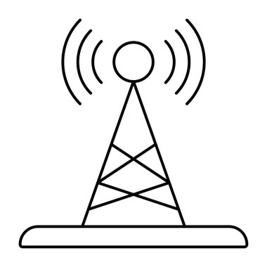 Signal tower icon in premium design