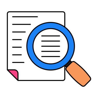 Arama içeriğinin mükemmel tasarım simgesi