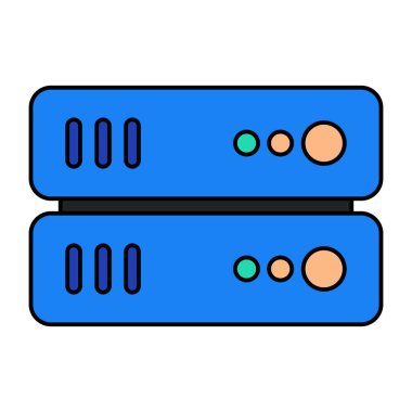 Veri sunucusunun mükemmel tasarım simgesi