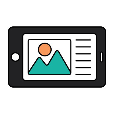 Mobil manzara için premimium indirme simgesi