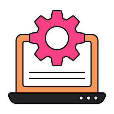 Sistem ayarlarının premimium indirme simgesi