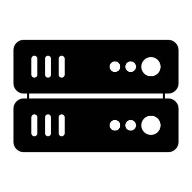 Veri sunucusunun mükemmel tasarım simgesi