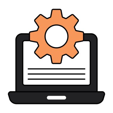 Sistem ayarlarının premimium indirme simgesi