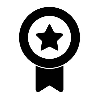 Yıldız rozetinin simge tasarımı