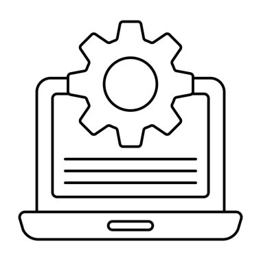 Sistem ayarlarının premimium indirme simgesi