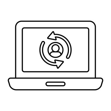 Profil güncellemesinin bir simge tasarımı