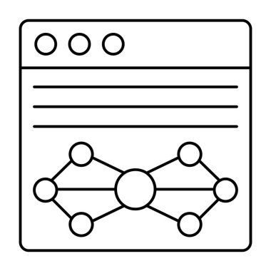 Web algoritmasının mükemmel tasarım simgesi