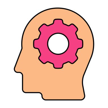 Beyin gelişiminin simge tasarımı