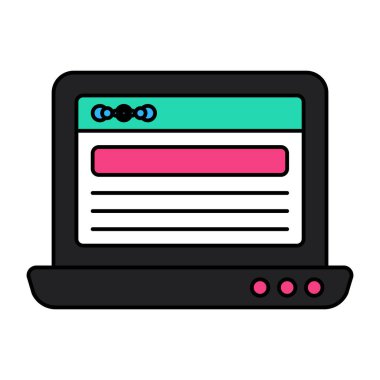 Web tasarımının düzenlenebilir tasarım simgesi