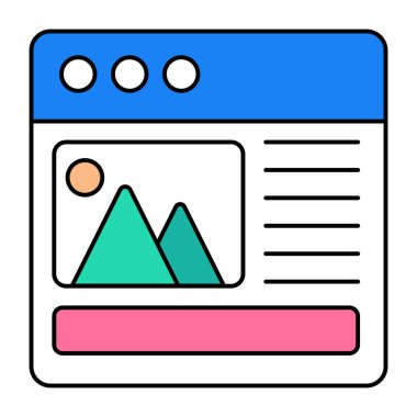 Web galerisinin düzenlenebilir tasarım simgesi 