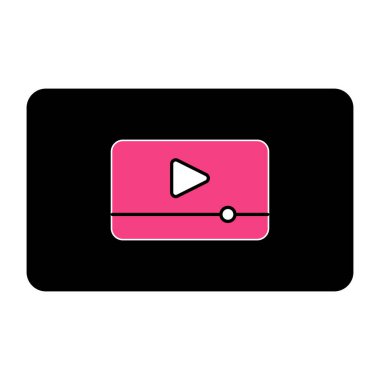 Mobil video için mükemmel tasarım simgesi