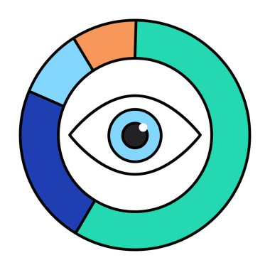 Veri izleme için mükemmel tasarım simgesi