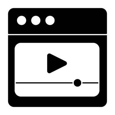 Web videosunun mükemmel tasarım simgesi