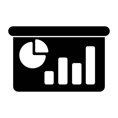 İş sunumunun yaratıcı tasarım simgesi