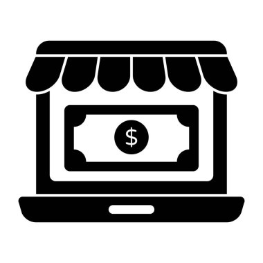 Çevrimiçi mağazanın bir simge tasarımı