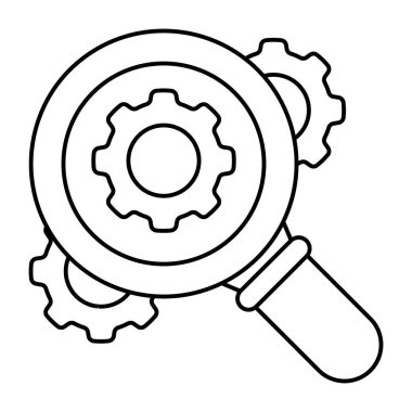 Seo simgesi, düzenlenebilir vektör