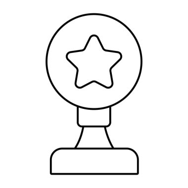 Yıldız ödülünün premium indirme simgesi