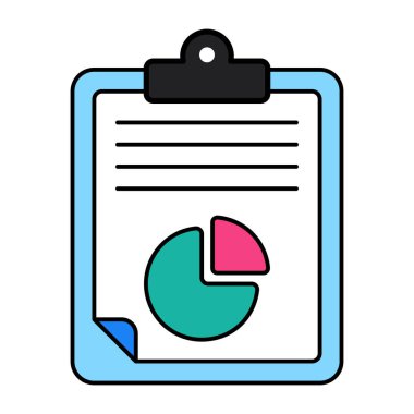 İş raporunun simge tasarımı