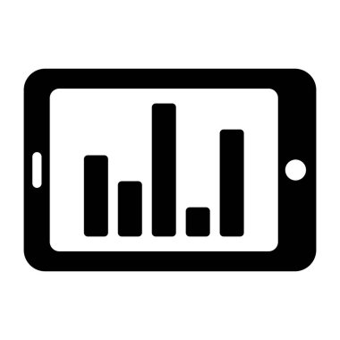 Mobil veri analizlerinin eşsiz bir tasarım simgesi