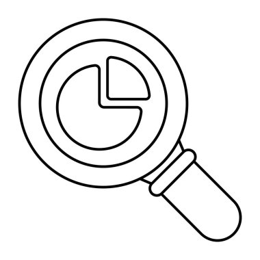 Veri analizinin premimium indirme simgesi