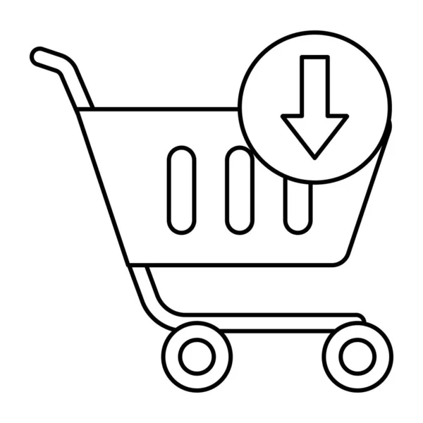 Add Cart Icon Editable Vector —  Vetores de Stock