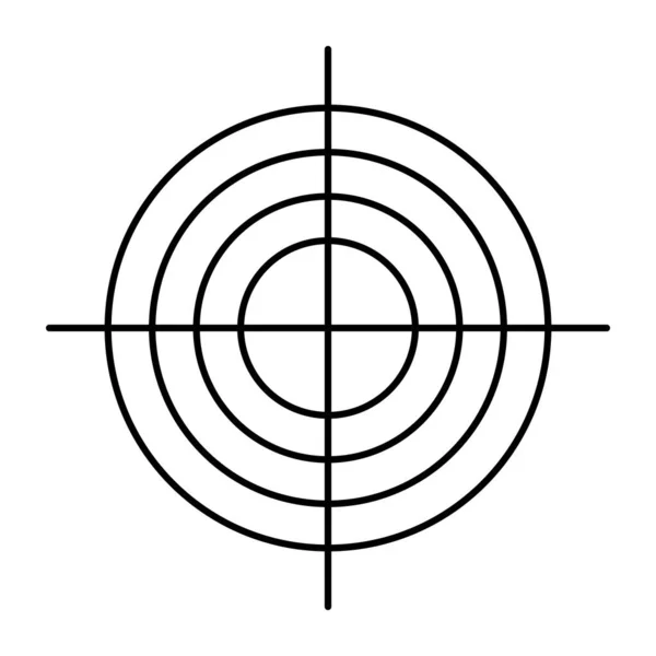 Perfect Design Icon Crosshair — Stockvektor