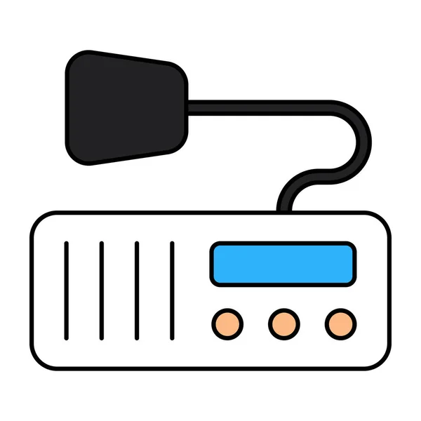 Military Radio Icon Modern Design — Stok Vektör