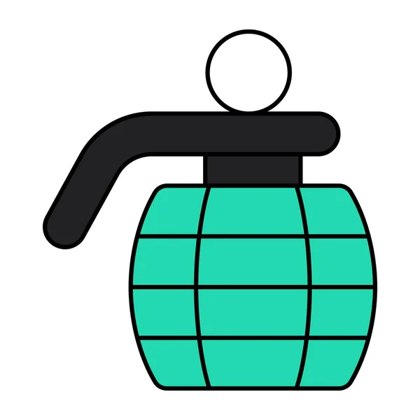 Premium Download Icon Grenade Bomb — ストックベクタ