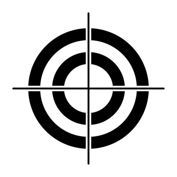 Perfect Design Icon Crosshair — Stockvektor
